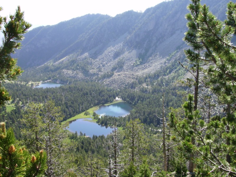 Vista llacs parc nacional Aigüestortes